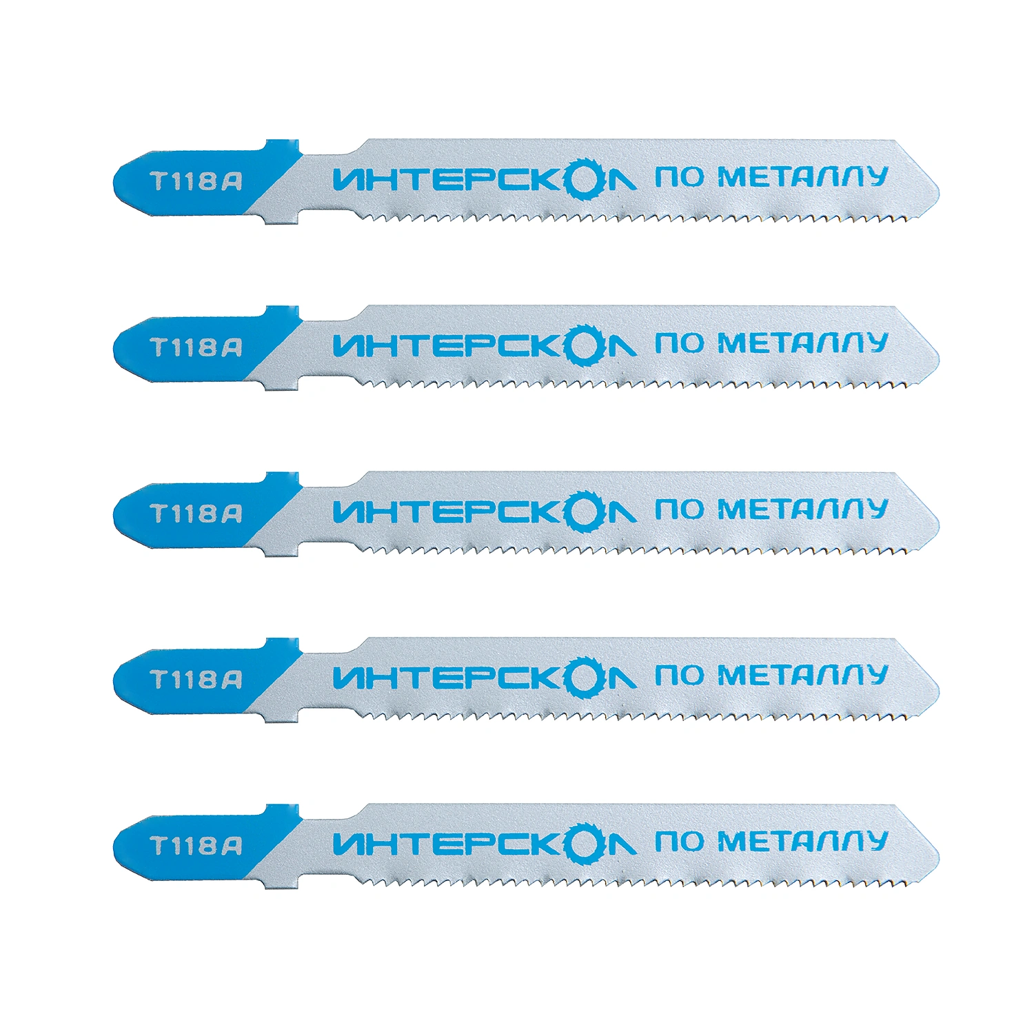 Пилки для лобзика по металлу T118А 76х51х1,2 (5шт)